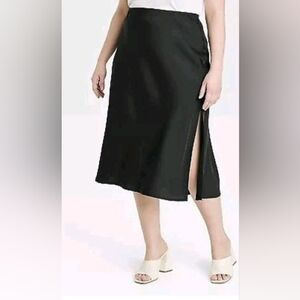 A New Day™ -Women's A-Line Midi Slip Skirt